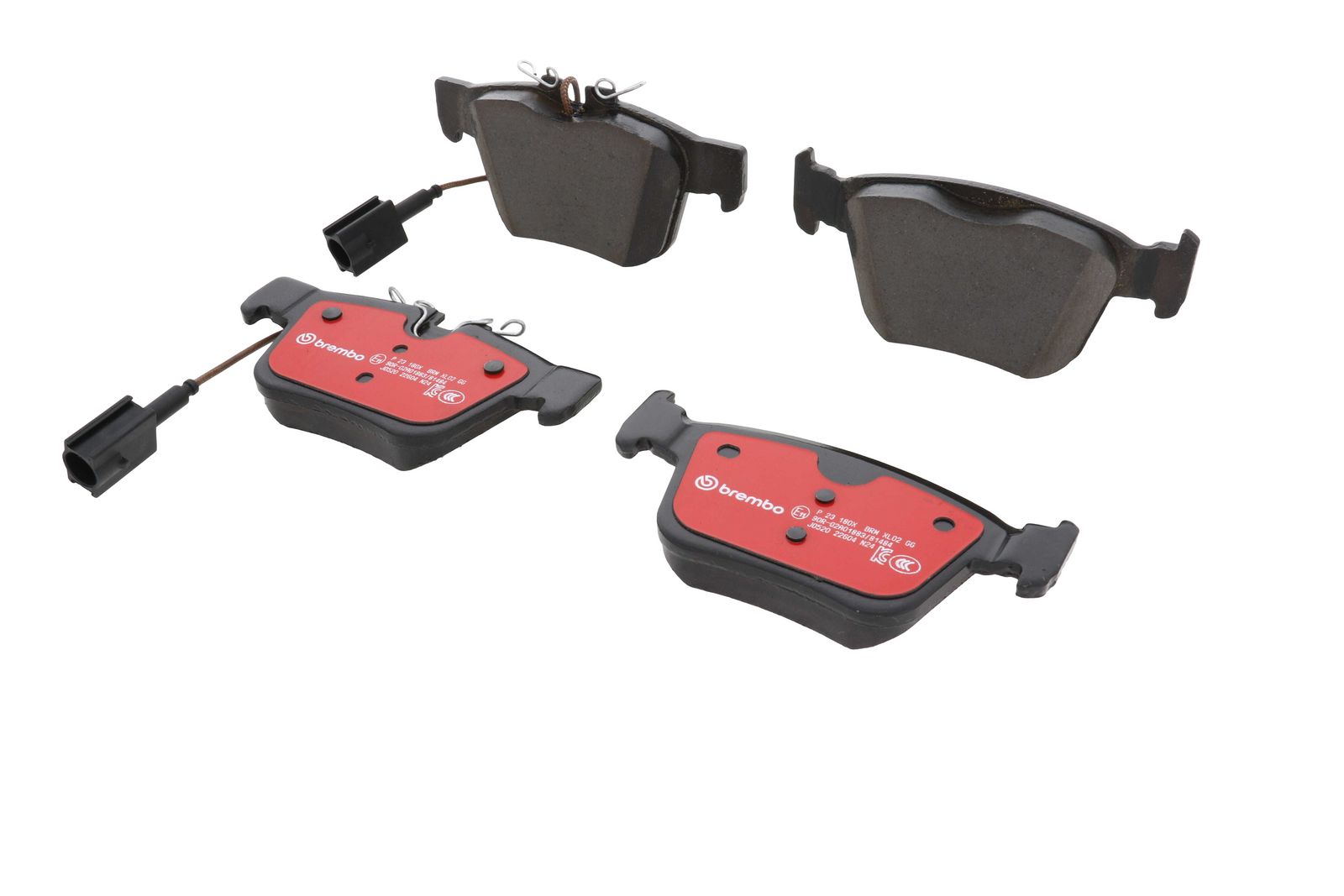 XTRA Low-Met Rear Disc Brake Pad Set - P23180X_04