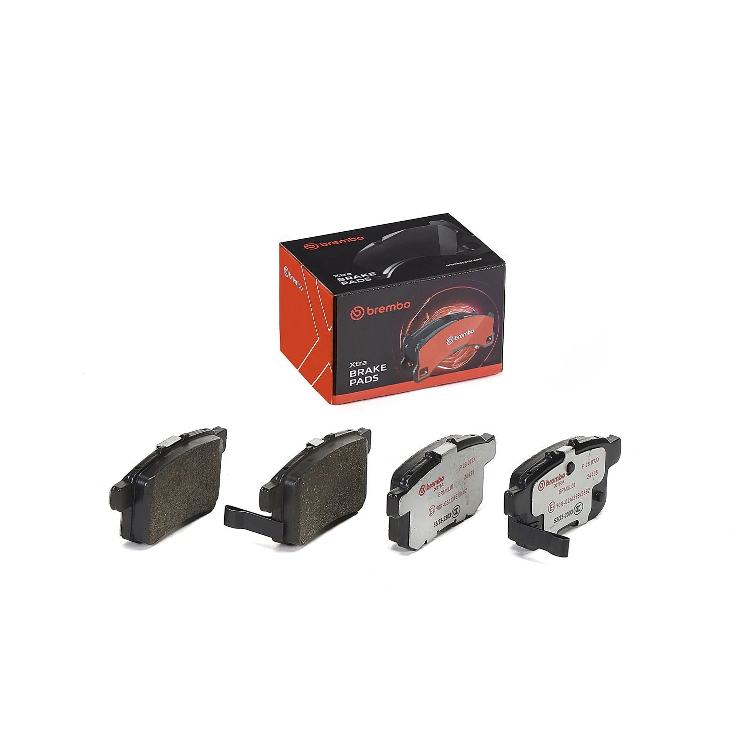 XTRA Low-Met Rear Disc Brake Pad Set - P28072X_02