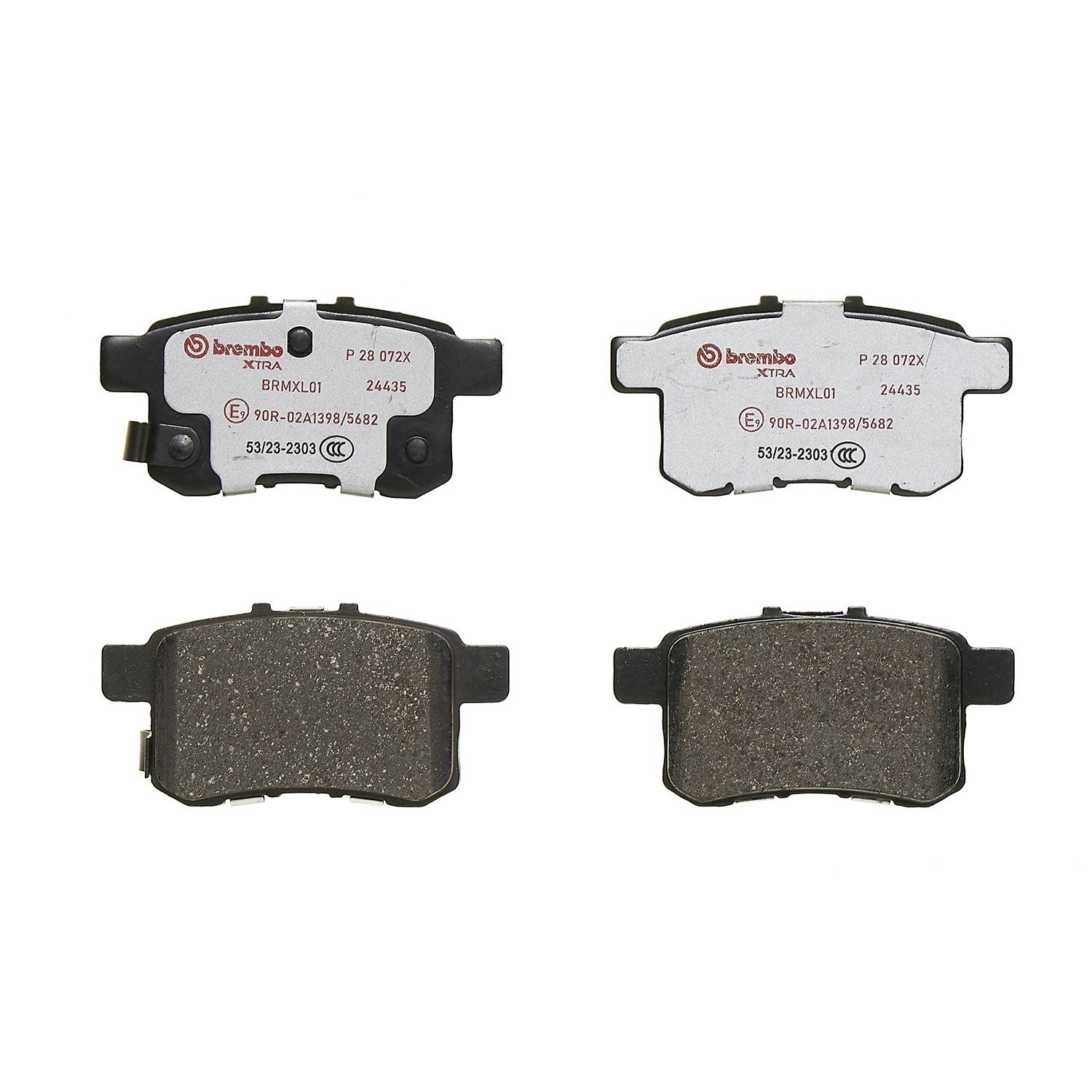 XTRA Low-Met Rear Disc Brake Pad Set - P28072X_03