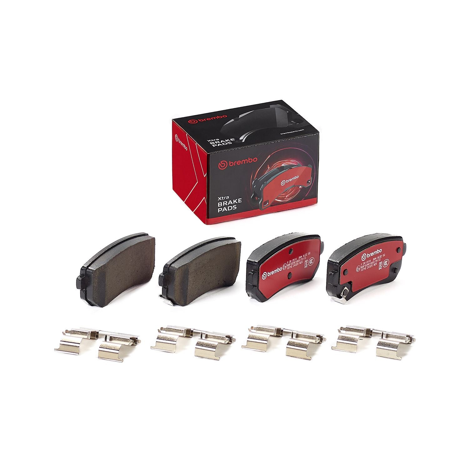XTRA Low-Met Rear Disc Brake Pad Set - P30051X_03