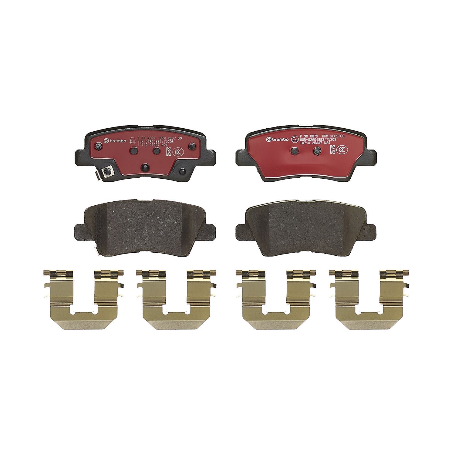 XTRA Low-Met Rear Disc Brake Pad Set - P30067X_01