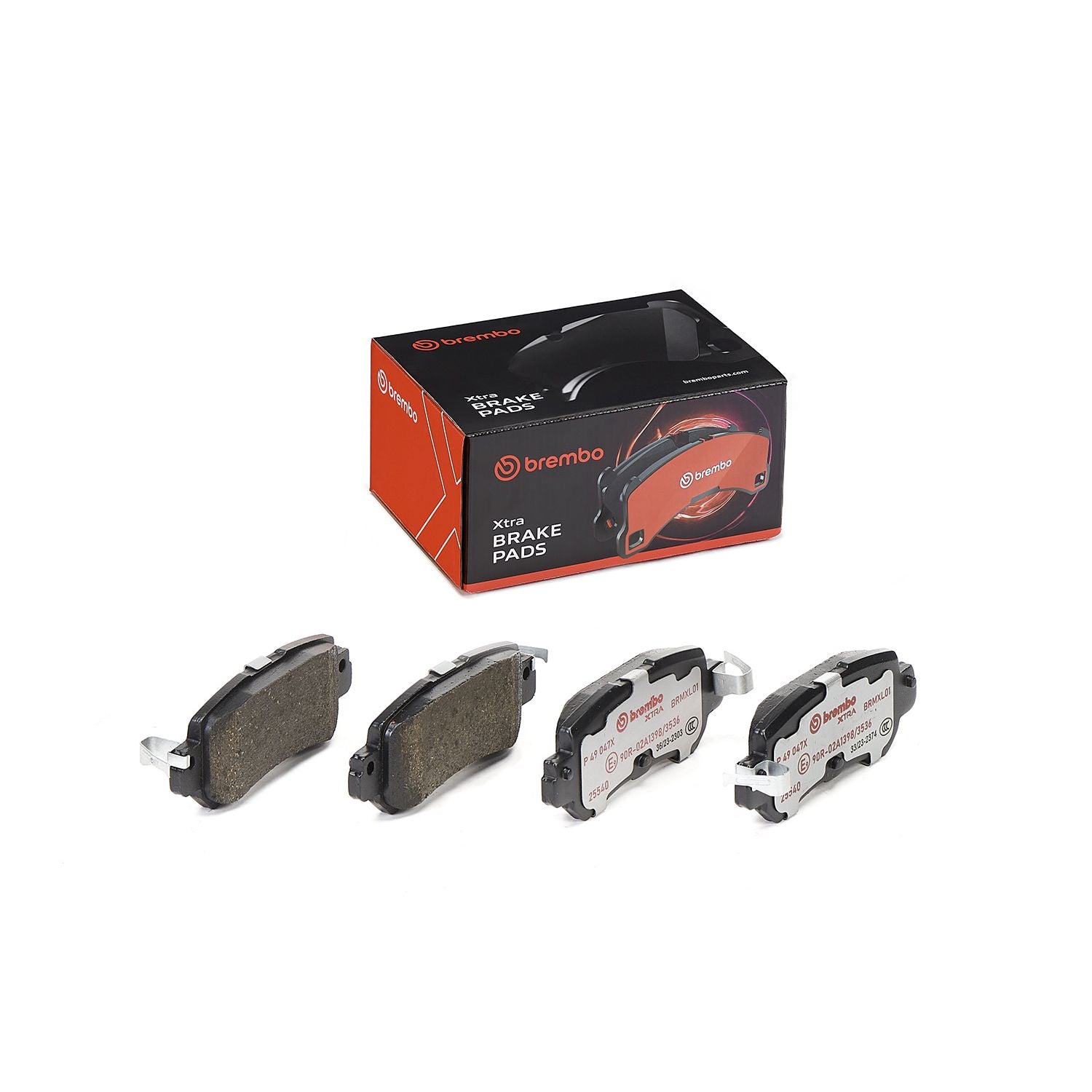 XTRA Low-Met Rear Disc Brake Pad Set - P49047X_03