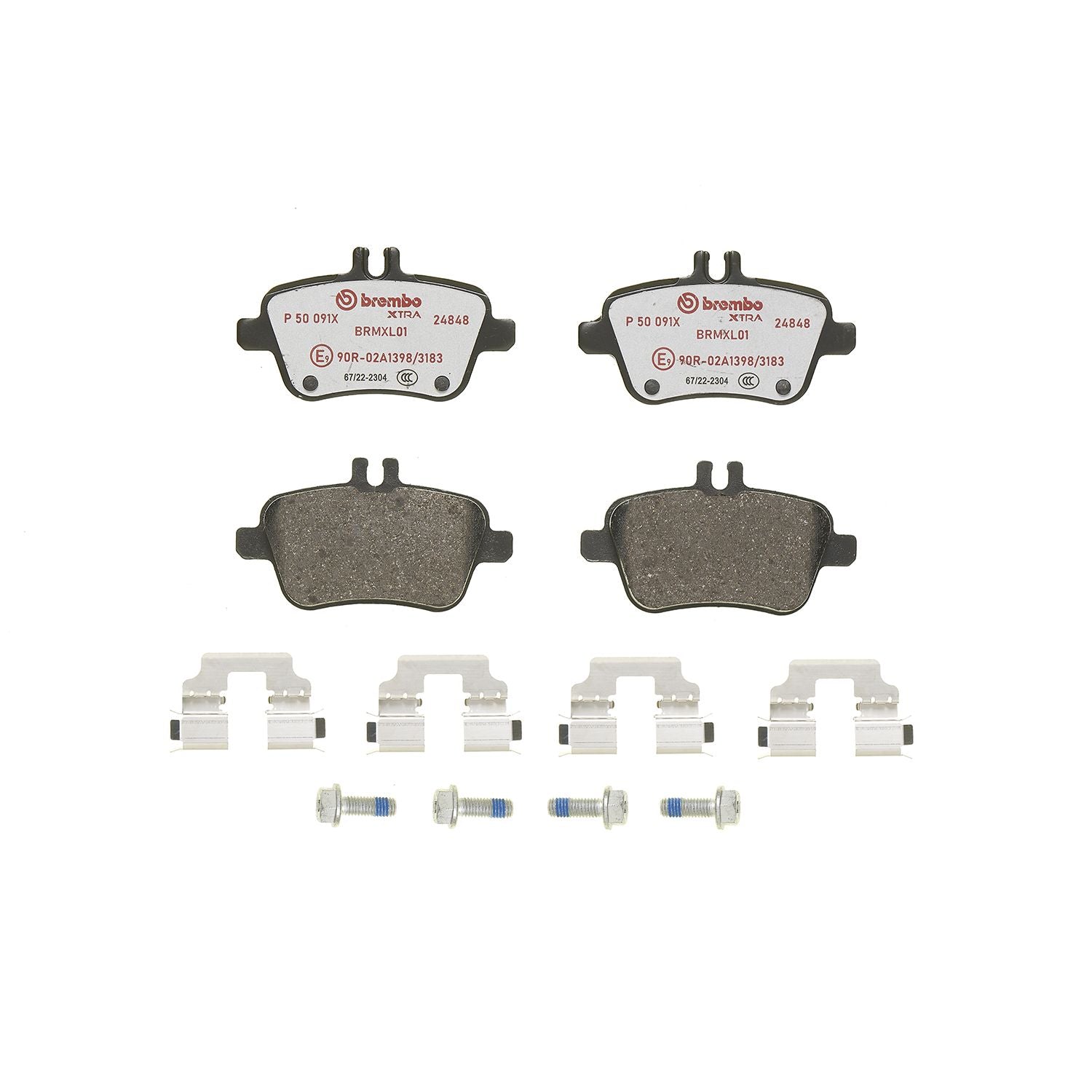 XTRA Low-Met Rear Disc Brake Pad Set - P50091X_03
