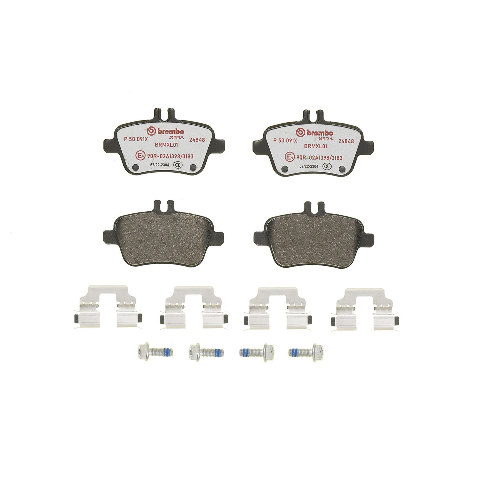 XTRA Low-Met Rear Disc Brake Pad Set - P50091X_03