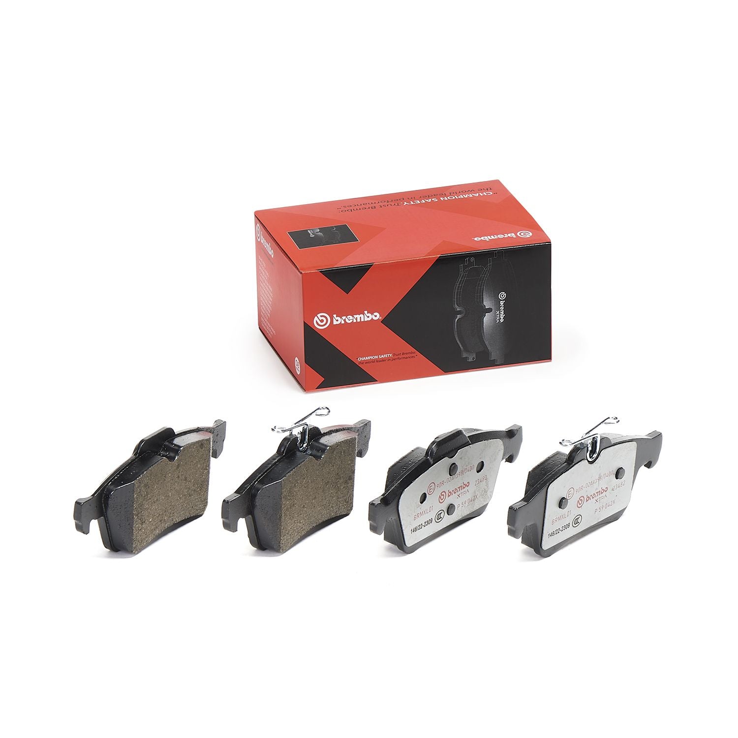 XTRA Low-Met Rear Disc Brake Pad Set - P59042X_02