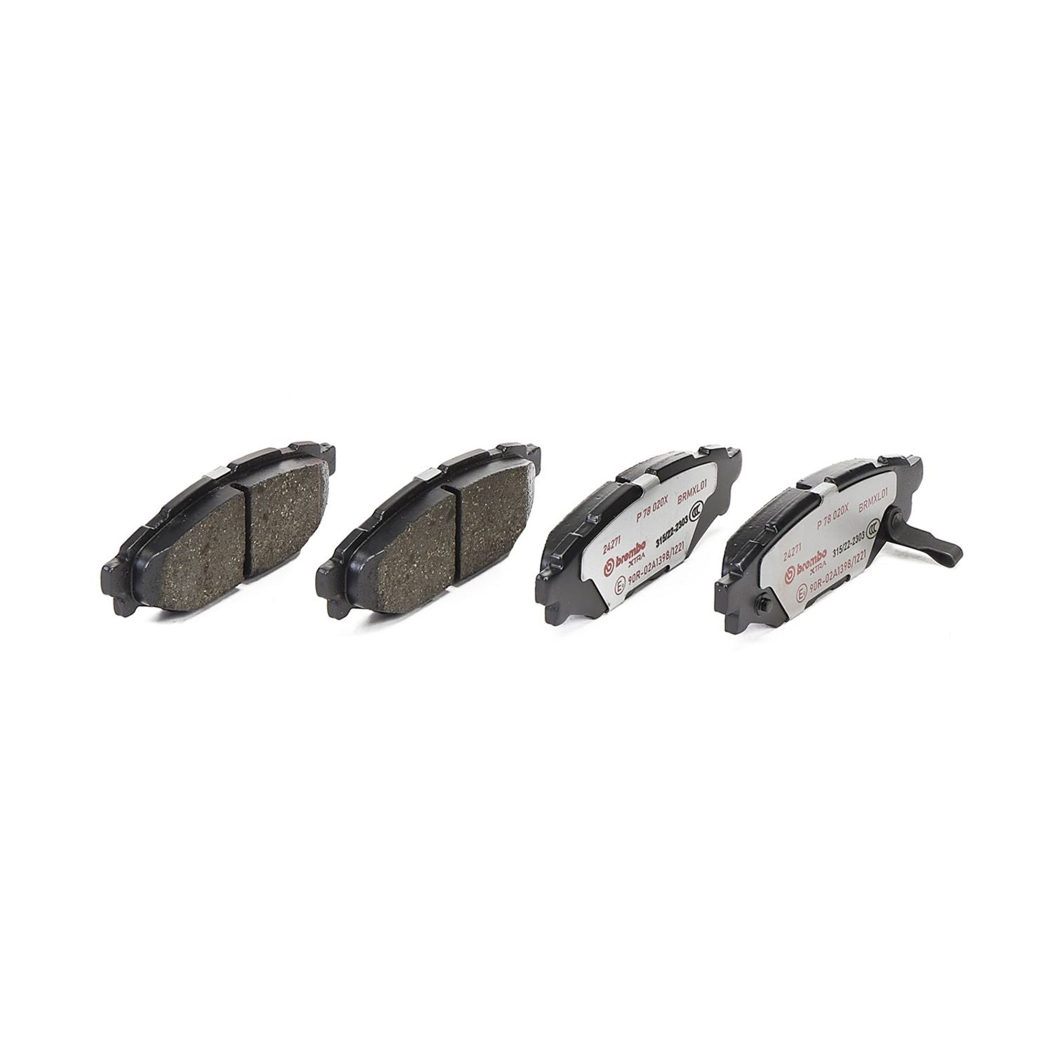 XTRA Low-Met Rear Disc Brake Pad Set - P78020X_01