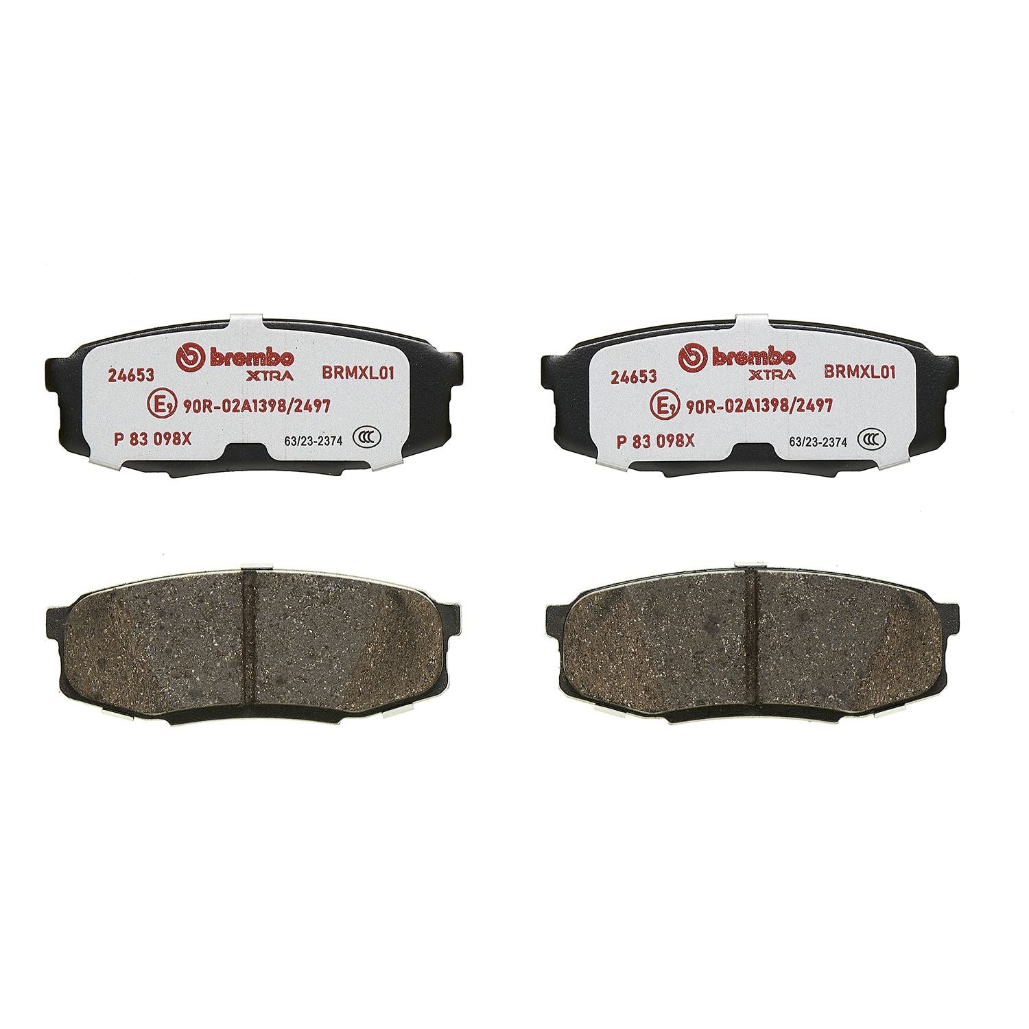 XTRA Low-Met Rear Disc Brake Pad Set - P83098X_01