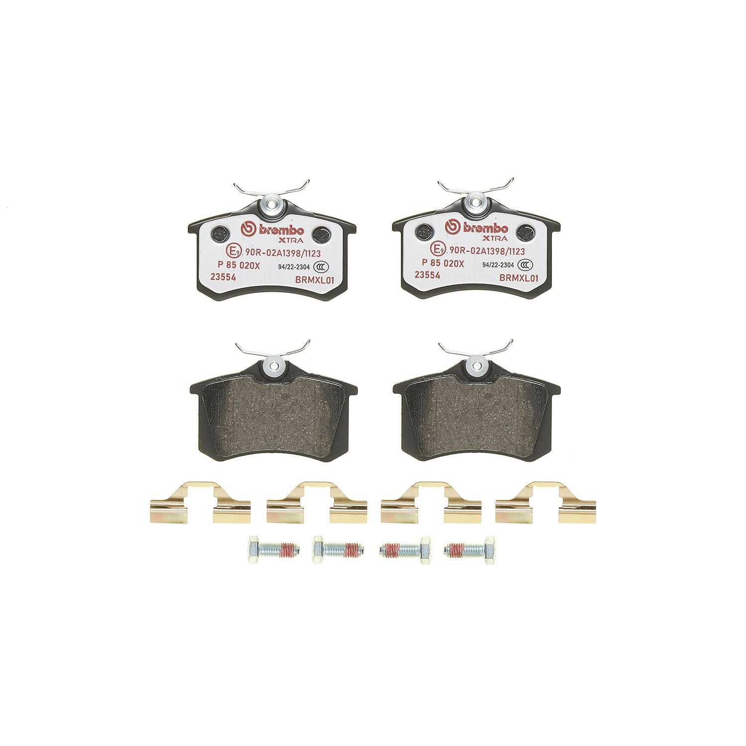 XTRA Low-Met Rear Disc Brake Pad Set - P85020X_01