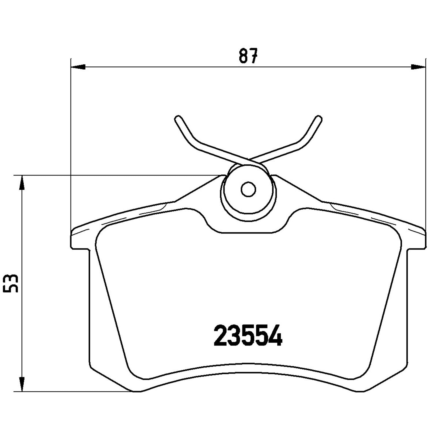 XTRA Low-Met Rear Disc Brake Pad Set - P85020X_04