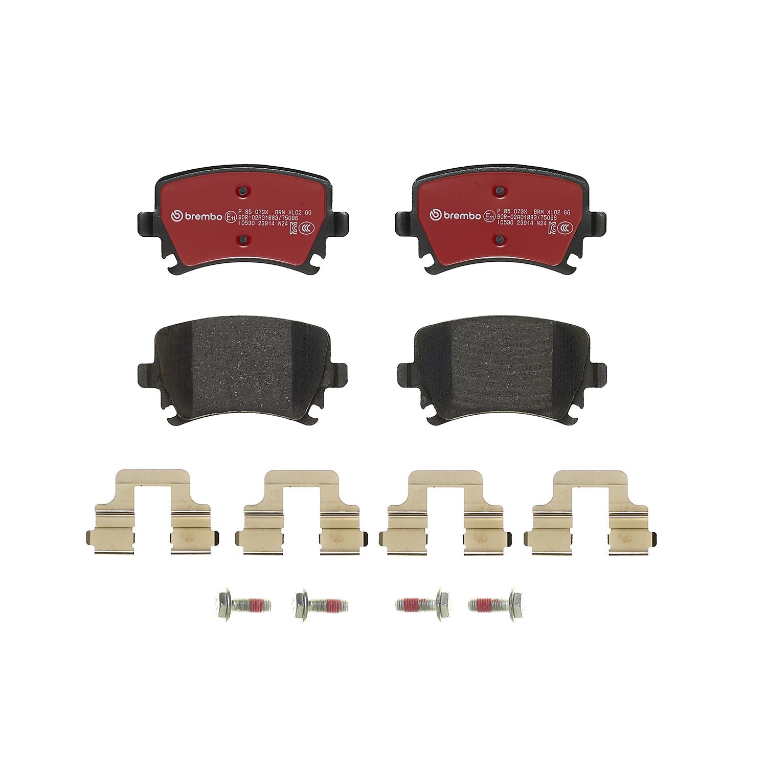 XTRA Low-Met Rear Disc Brake Pad Set - P85073X_02