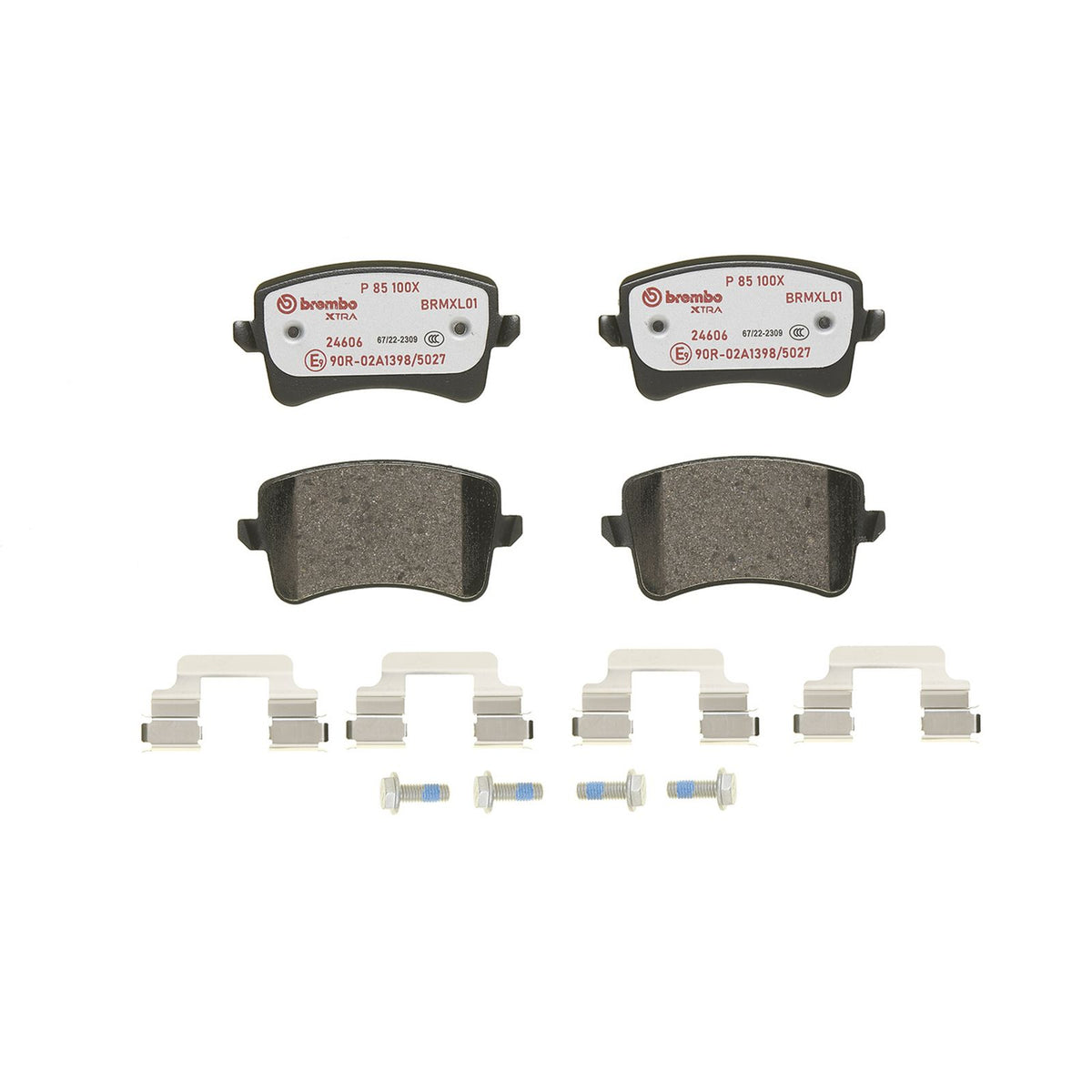 XTRA Low-Met Rear Disc Brake Pad Set - P85100X_01