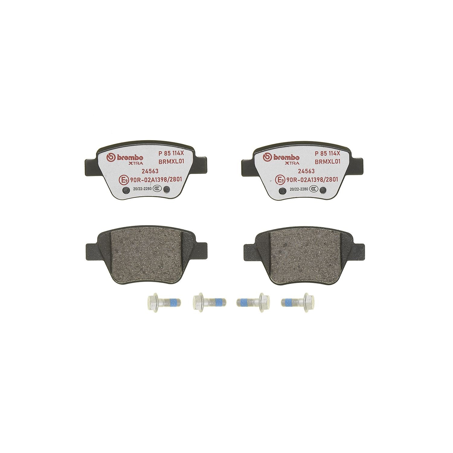 XTRA Low-Met Rear Disc Brake Pad Set - P85114X_02