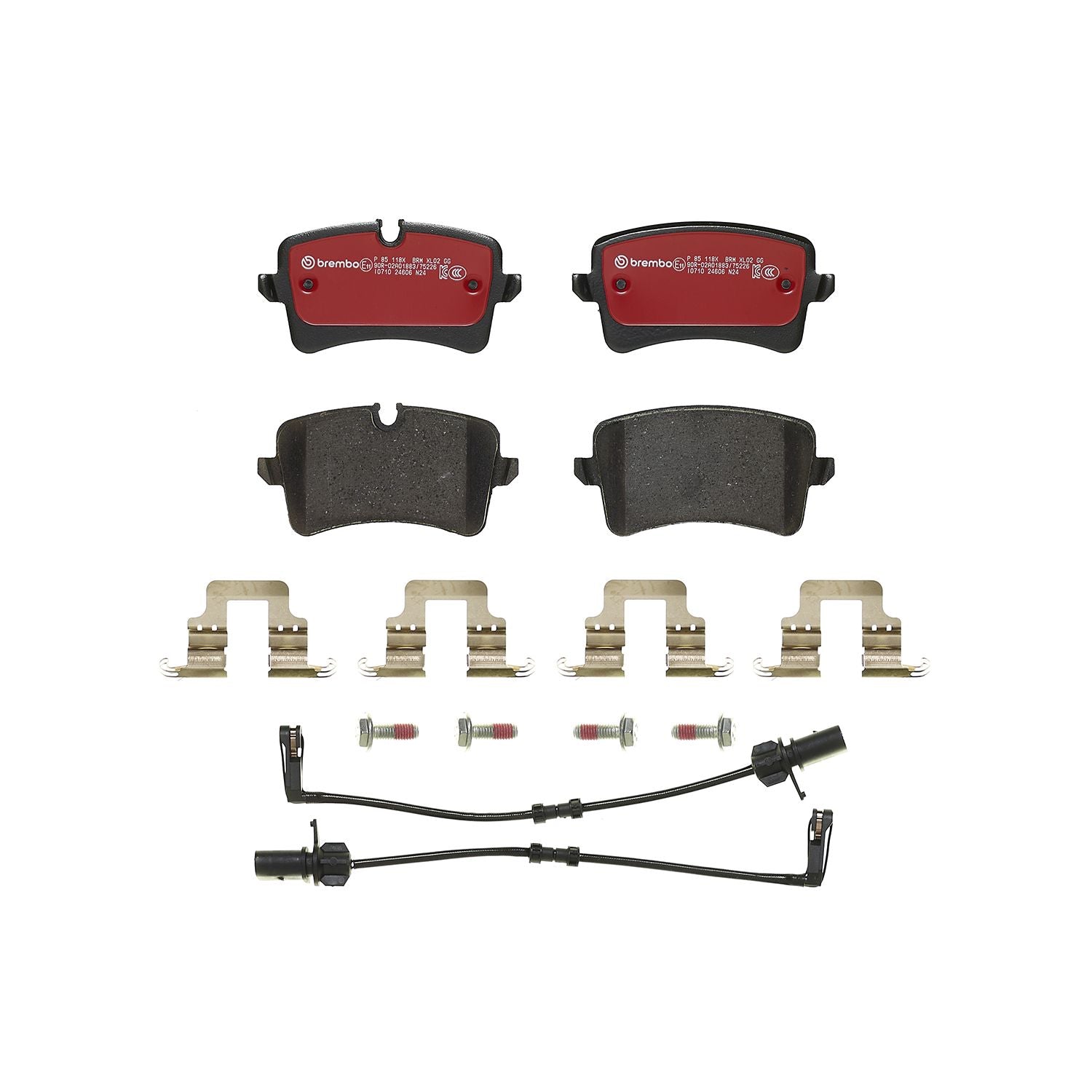 XTRA Low-Met Rear Disc Brake Pad Set - P85118X_02