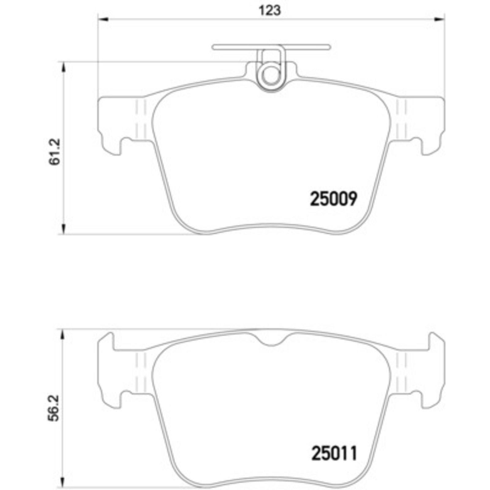 XTRA Low-Met Rear Disc Brake Pad Set - P85124X_04