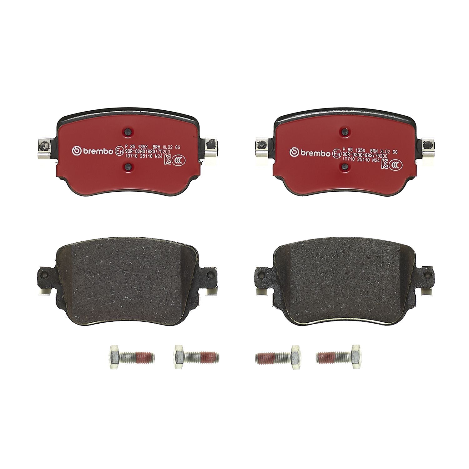 XTRA Low-Met Rear Disc Brake Pad Set - P85135X_01