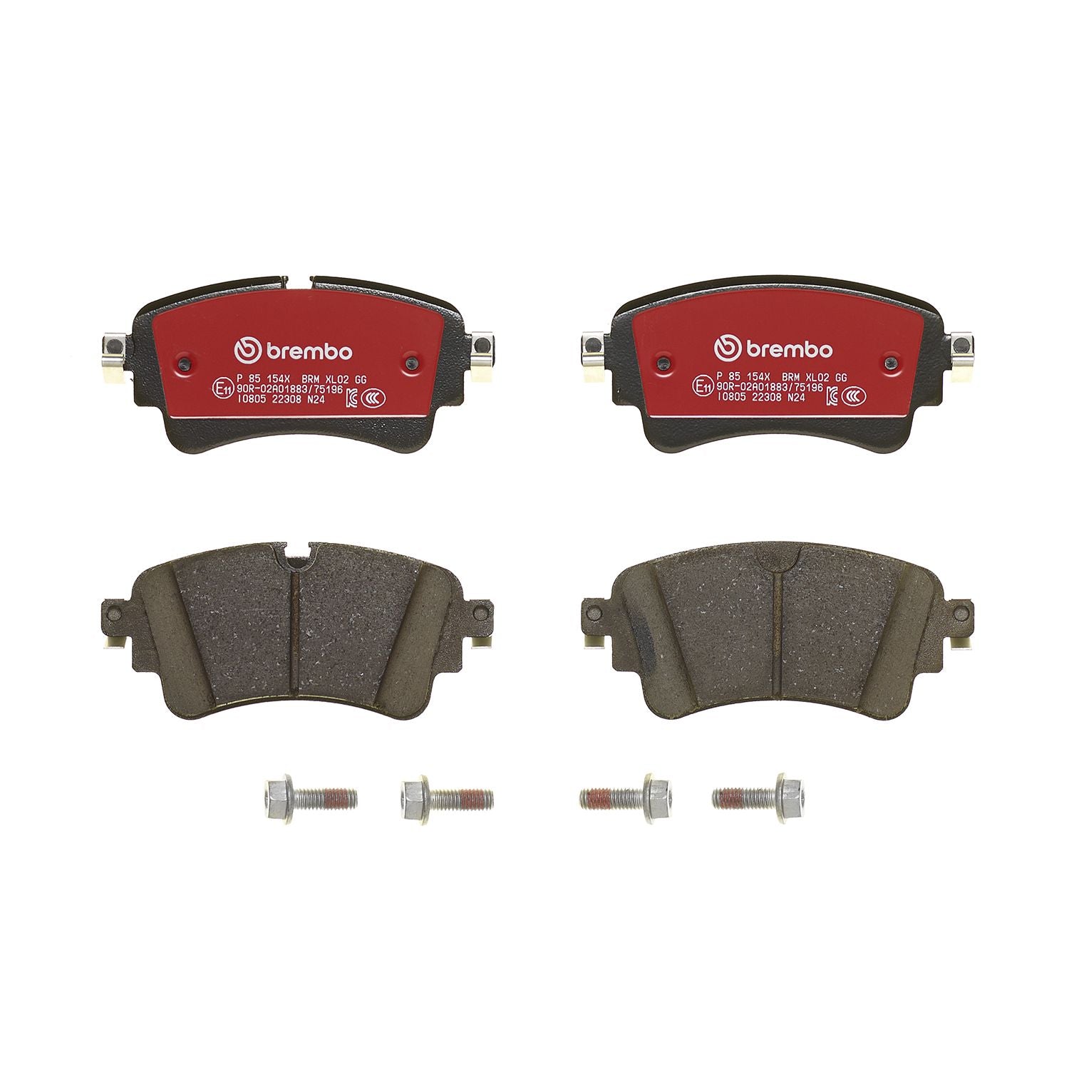 XTRA Low-Met Rear Disc Brake Pad Set - P85154X_02