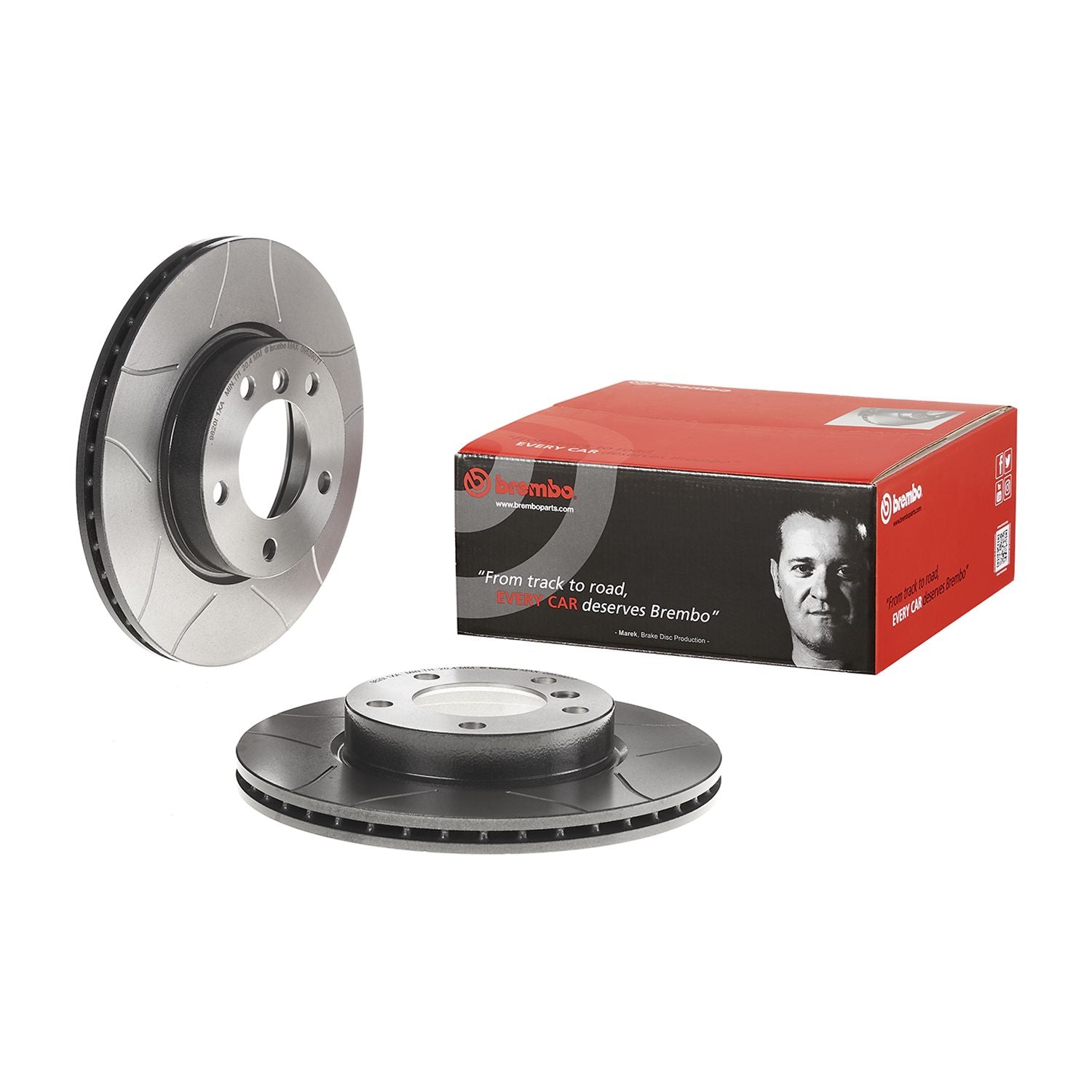 XTRA Max Slotted Front Disc Brake Rotor - 09.5390.77_01