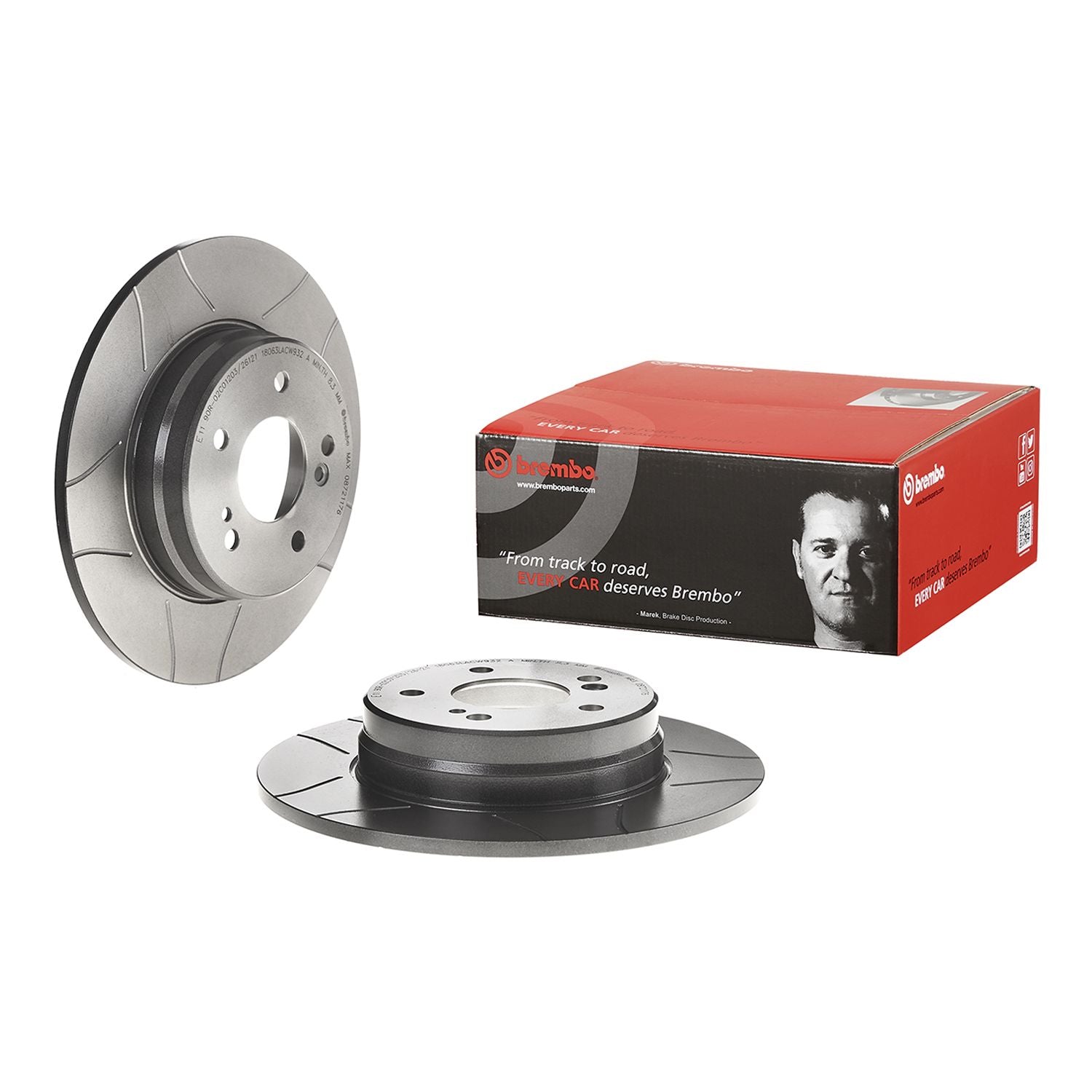 XTRA Max Slotted Rear Disc Brake Rotor - 08.7211.76_01