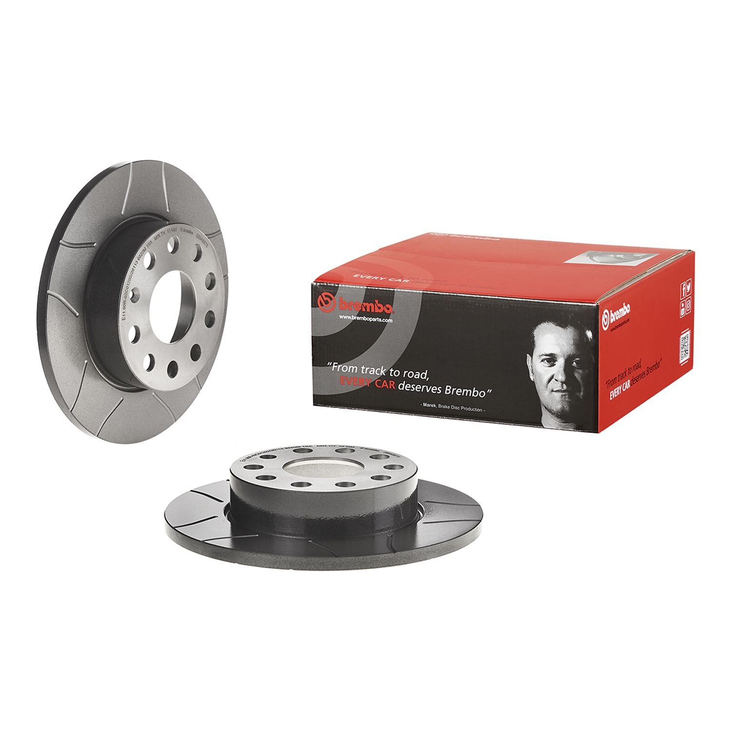 XTRA Max Slotted Rear Disc Brake Rotor - 08.9488.75_01