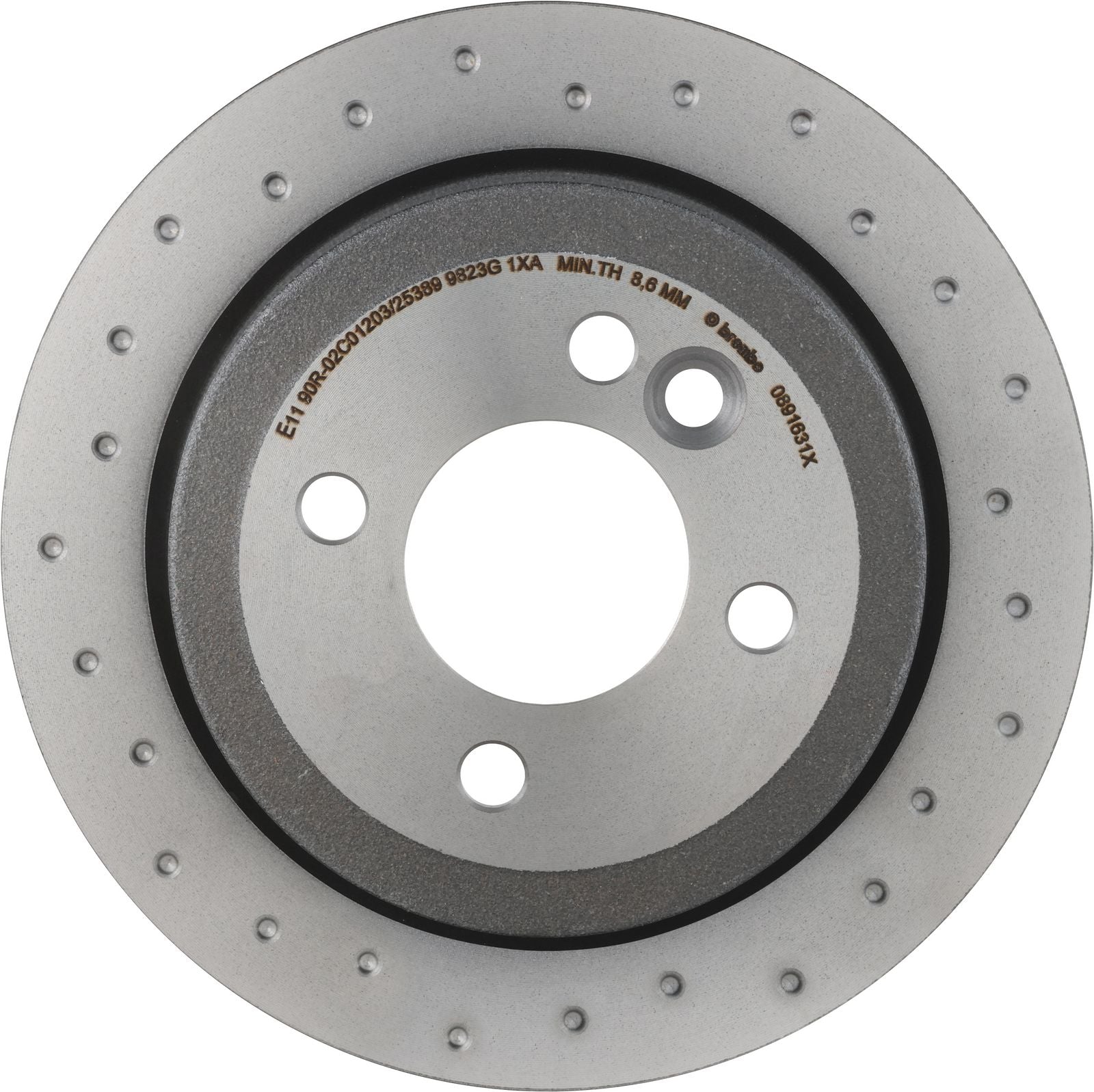 XTRA Rear Disc Brake Rotor - 08.9163.1X_03