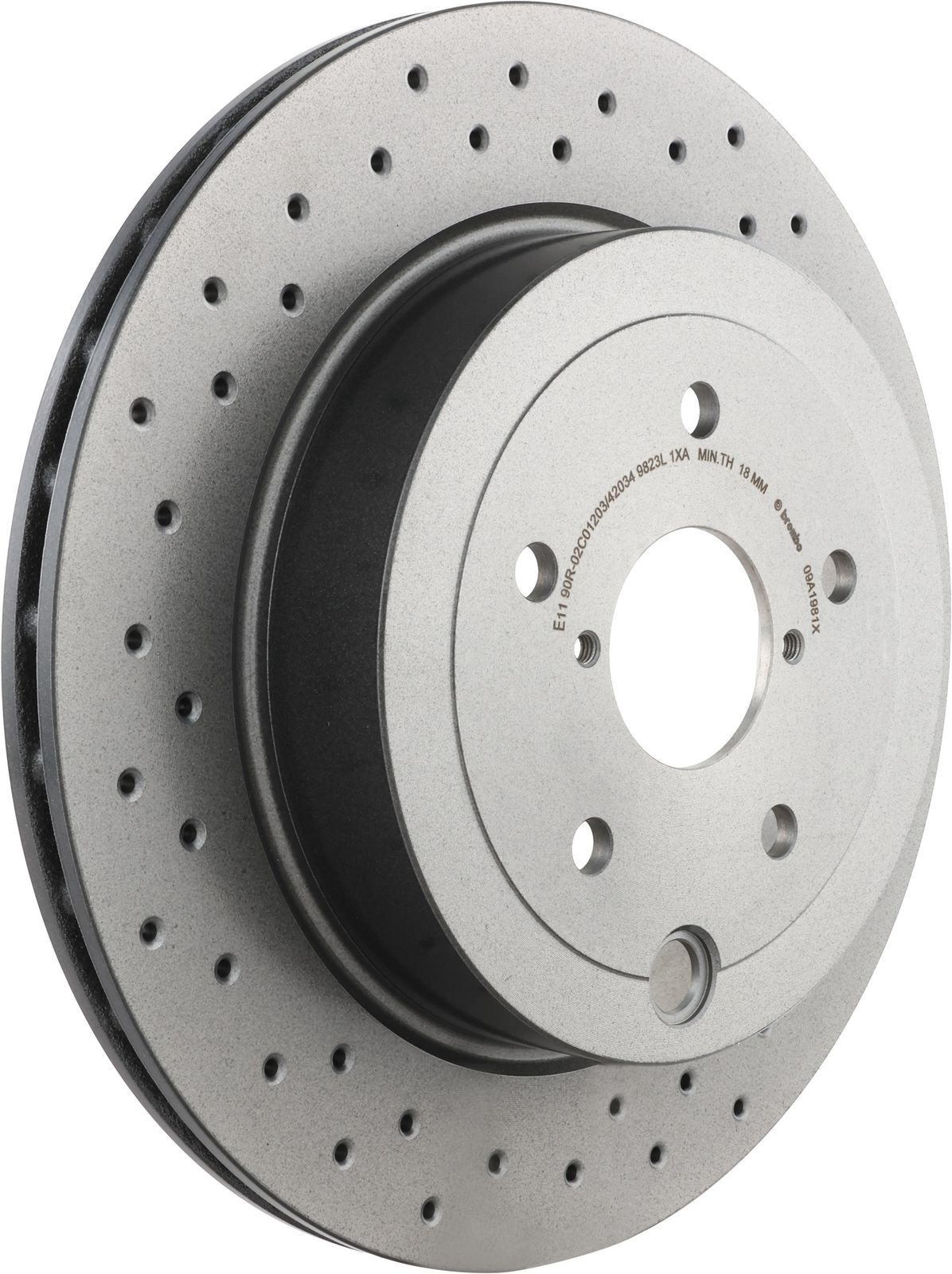 XTRA Rear Disc Brake Rotor - 09.A198.1X_01